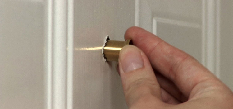 peephole door repair in Dania Beach